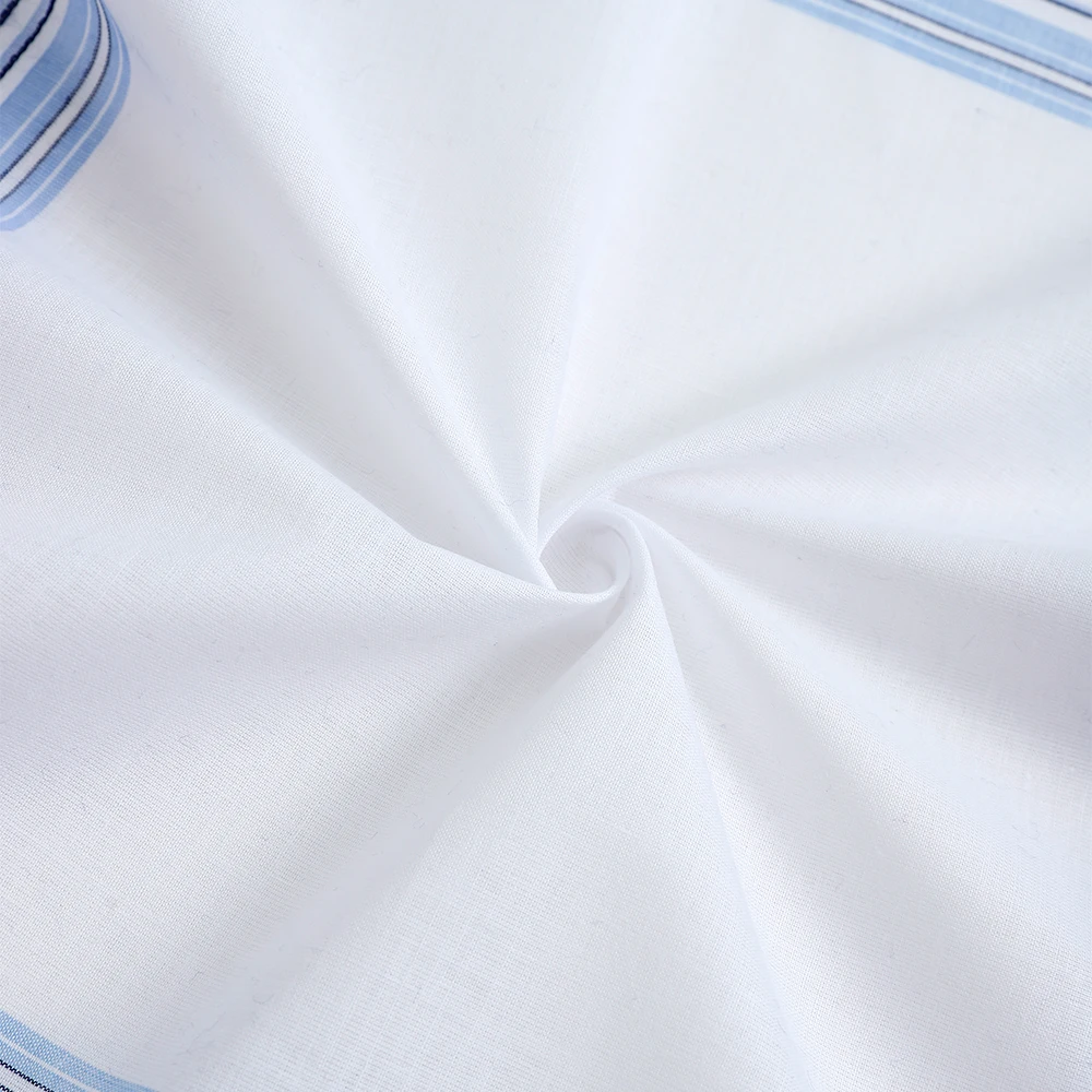 6 pacotes de lenços de algodão puro tingidos com fio masculino, lenços xadrez clássicos, lembranças do noivo do casamento, toalhas de calças de bolso com aba para limpar o suor