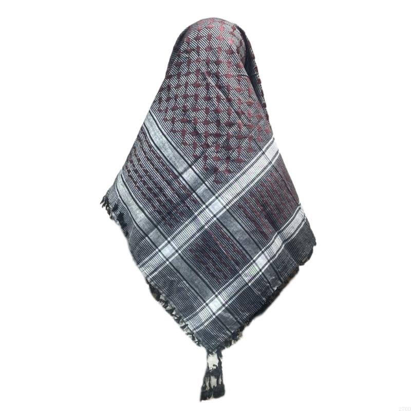 270D Lightweight Arab Shemagh Scarf Arabian Dubai Desert Neckwrap Tactics Headcover