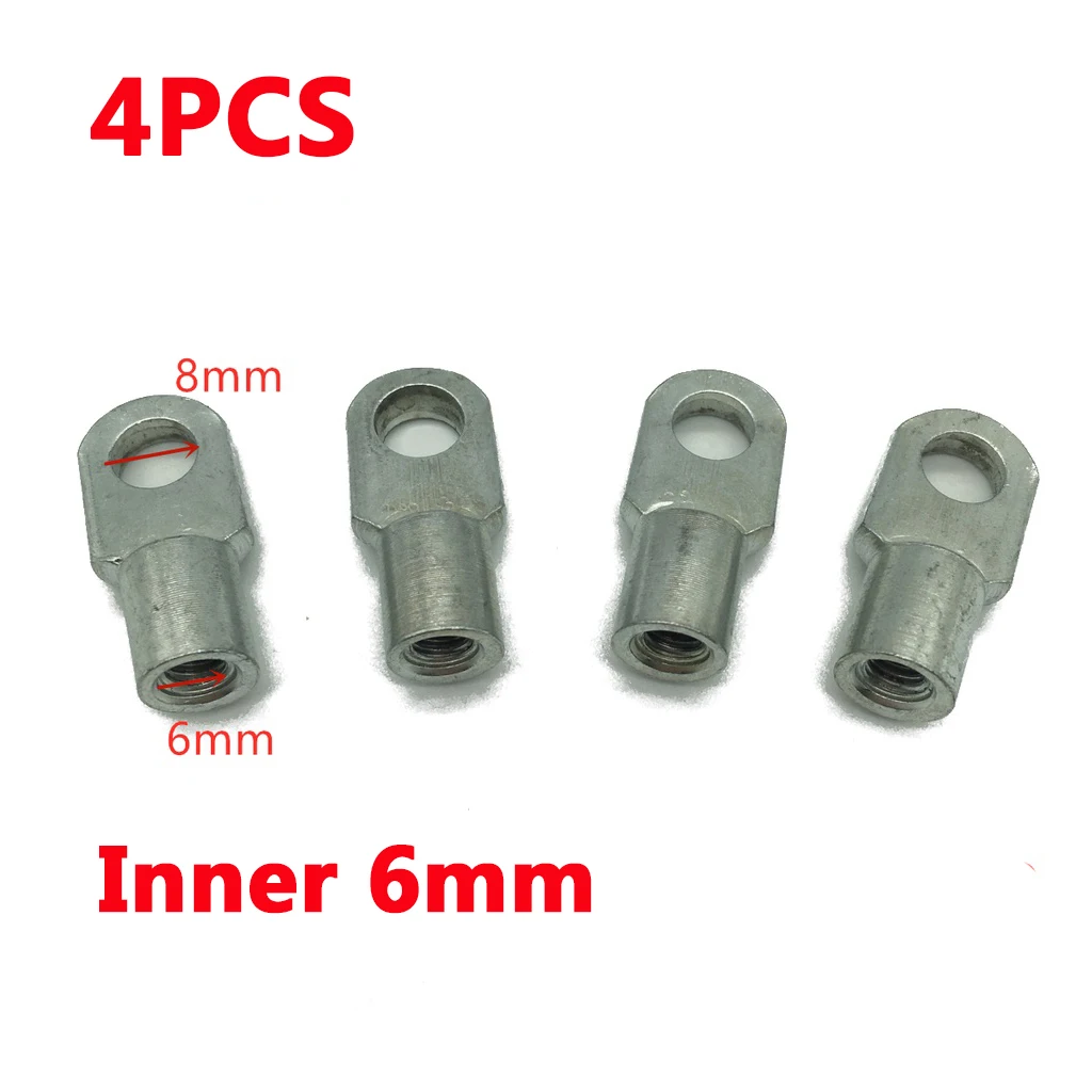4Pcs M8/M6 Universal 10mm Rear Boot Front Bonnet Gas Strut End Fitting Connector Ball Pin Joint Valve Spring Screw
