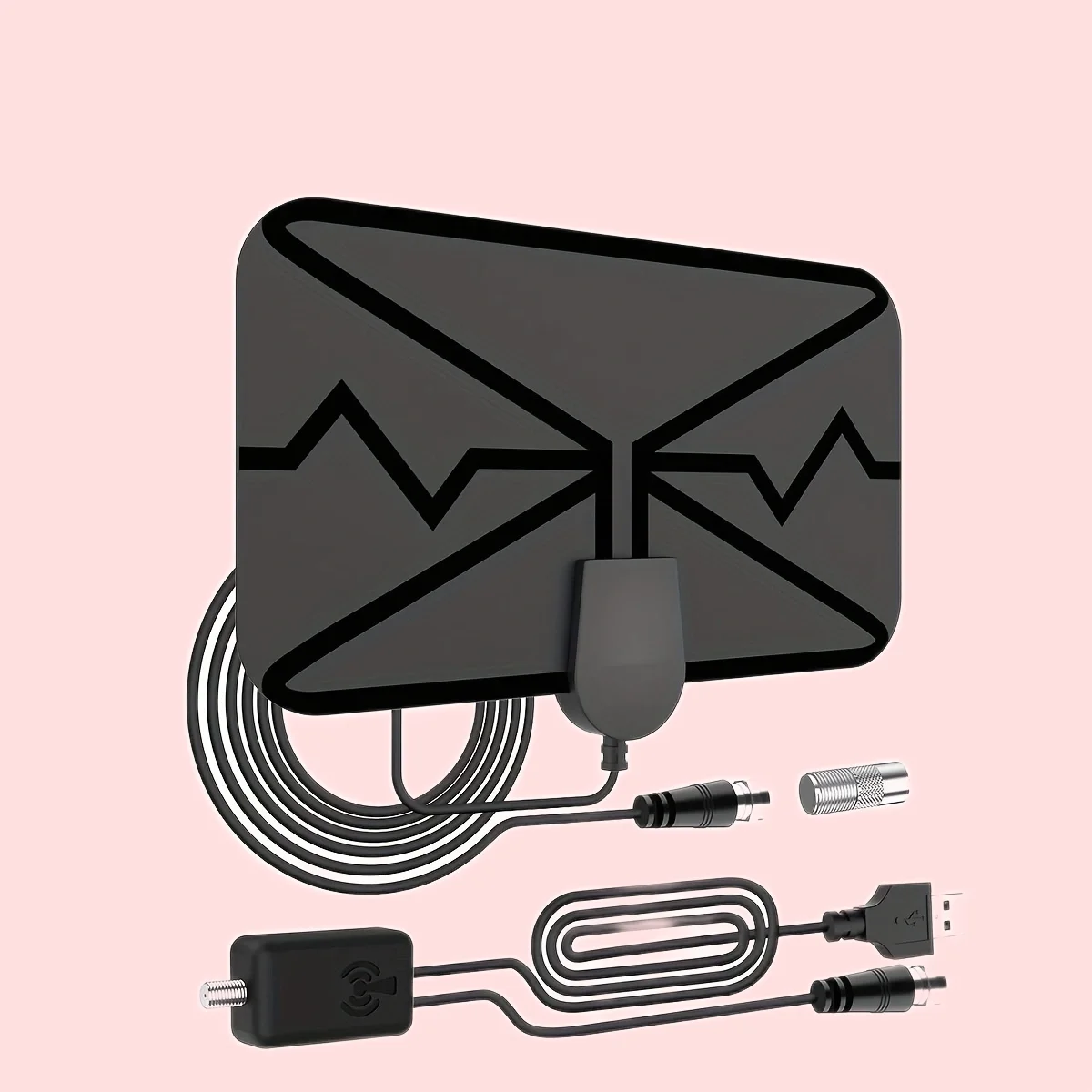 4K-High-Definition-Fernempfangs-TV-Antennen-Upgrade, Experiment HDTV Indoor Digital Enhanced TV-Antenne