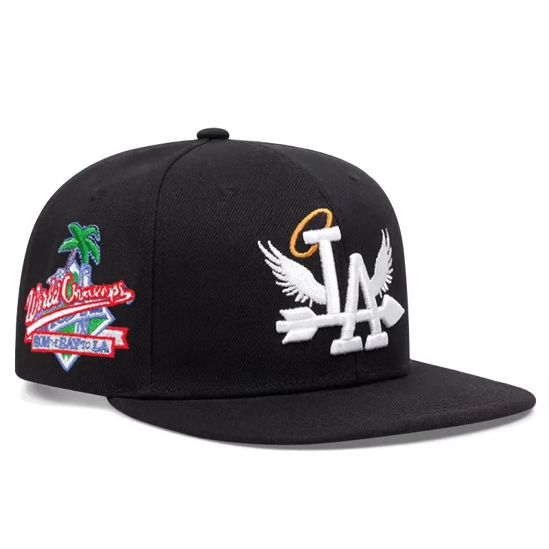 2024new carta asa padrão lado coqueiro bordado moda de alta qualidade snapback masculino versátil casual chapéu beisebol
