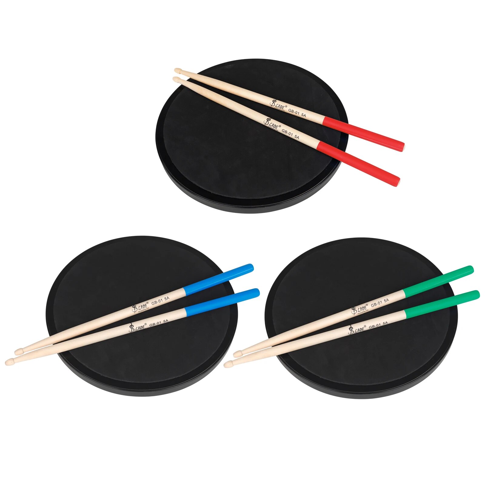 Slade 1 Paar 5a Ahorn Drumsticks profession elles Holz Percussion Zubehör 5 Farben Drum Mallets Musik instrumenten teile