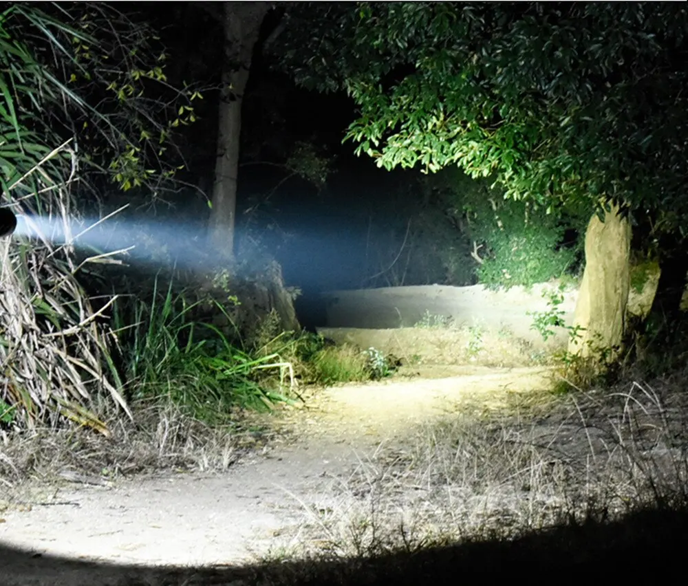 Profession elle Jagd taktik Nacht Aufklärung führte Taschenlampe l2 Lampe Perlen wasserdichte wiederauf ladbare Outdoor tragbare Taschenlampe