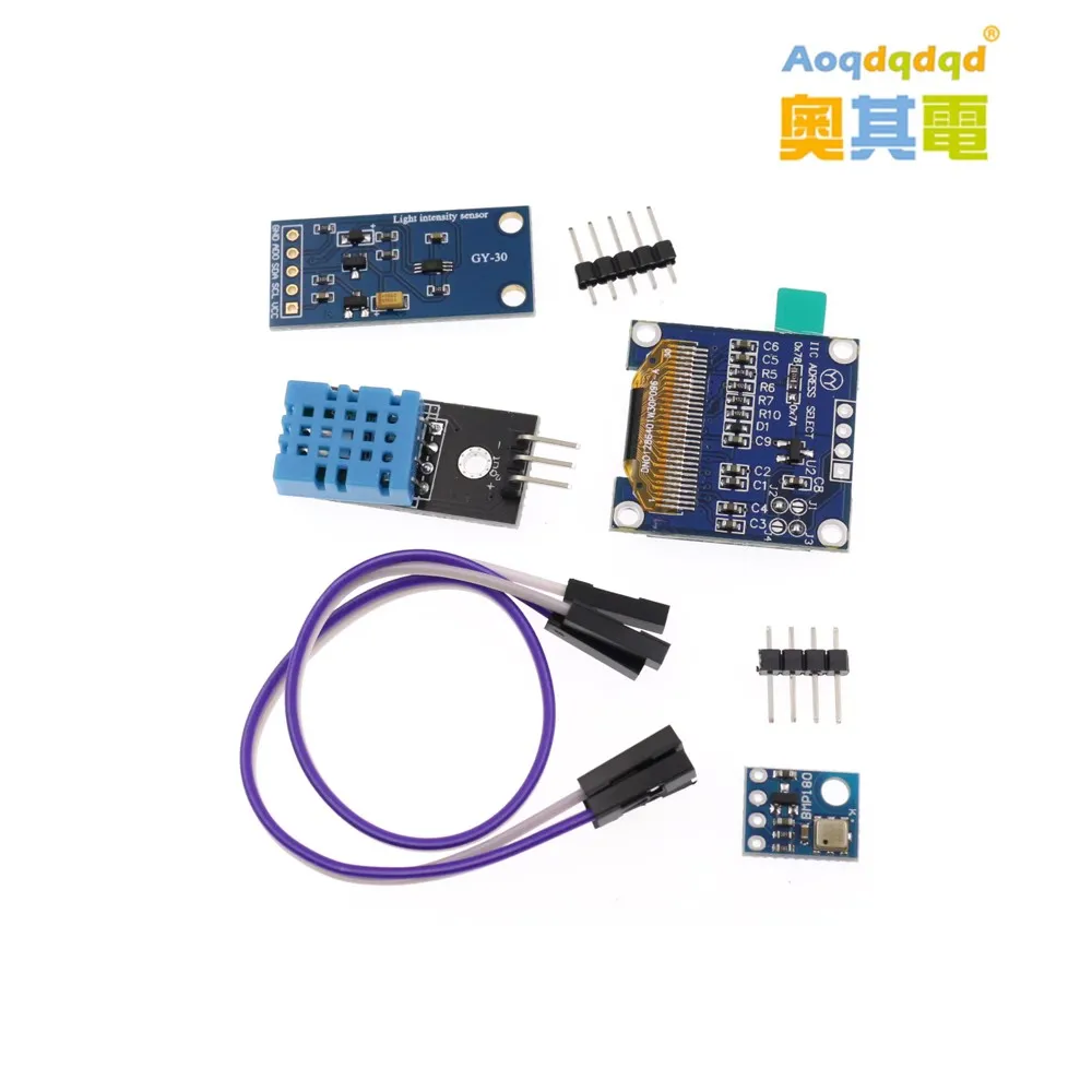 Wetterstation-Kit Luftfeuchtigkeit und Umgebung BMP 180 Drucksensor ESP8266 KIT 8266 Kit