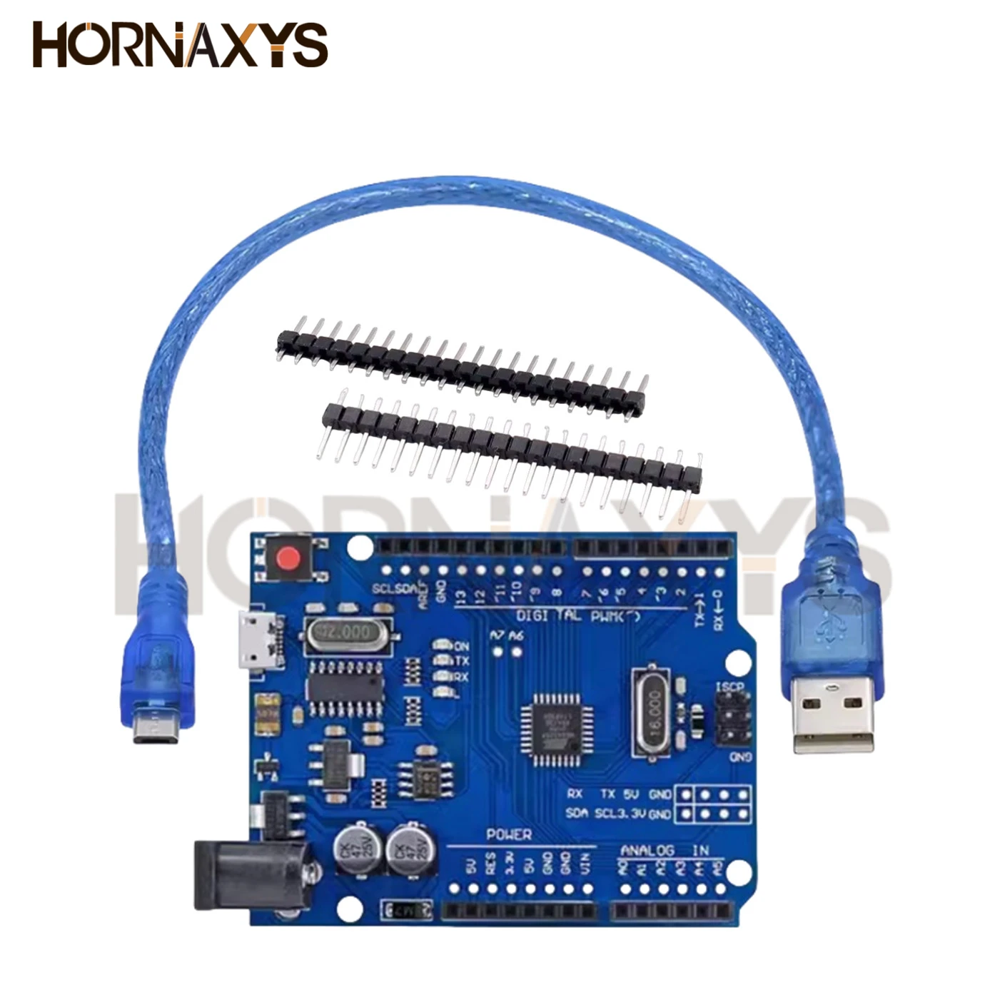 1 Uds UNO R3 UNO placa UNO R3 CH340G + Chip Mega328P 16Mhz para placa de desarrollo Arduino UNO R3 + USB TYPE-C MICRO