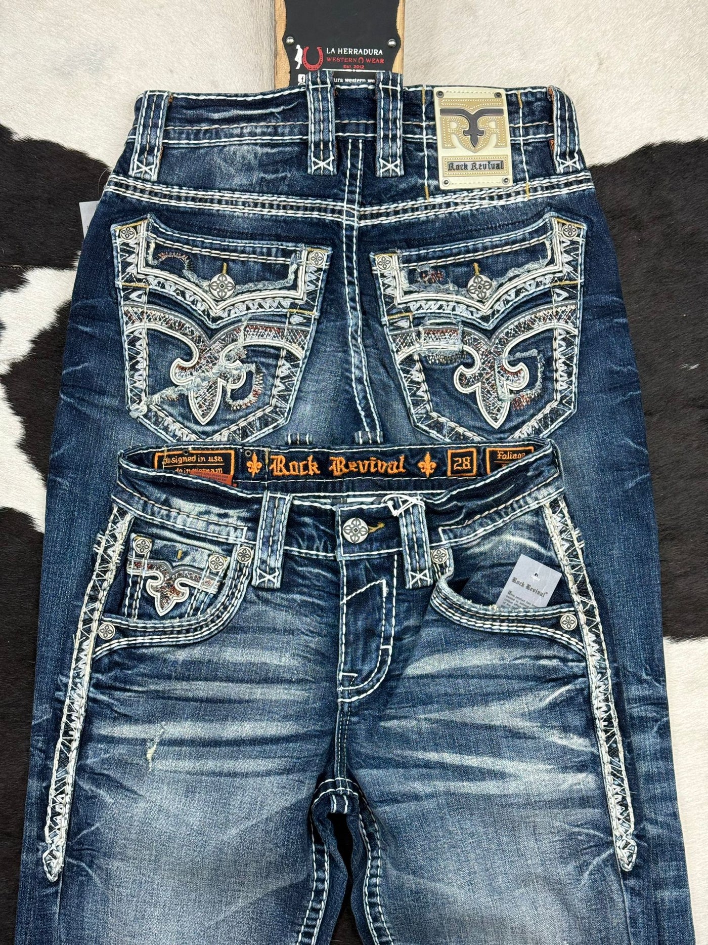 男性と女性のための刺繍ポケット付きゴシックブルーデニムジーンズ,ワイドパンツ,ストリートウェア,原宿,リバイバル,リーフ,ヒップホップ,y2k