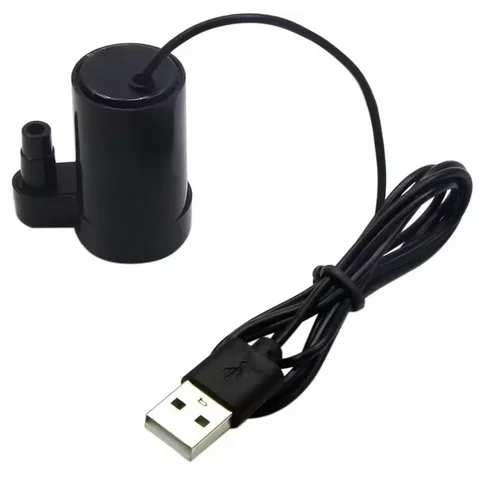 1pcs DC 3-5V USB Micro Dompelpompen Mini Geluidsarm Borstelloze Waterpomp voor Aquaria Aquarium vijver Fontein Hydrocultuur Tuin
