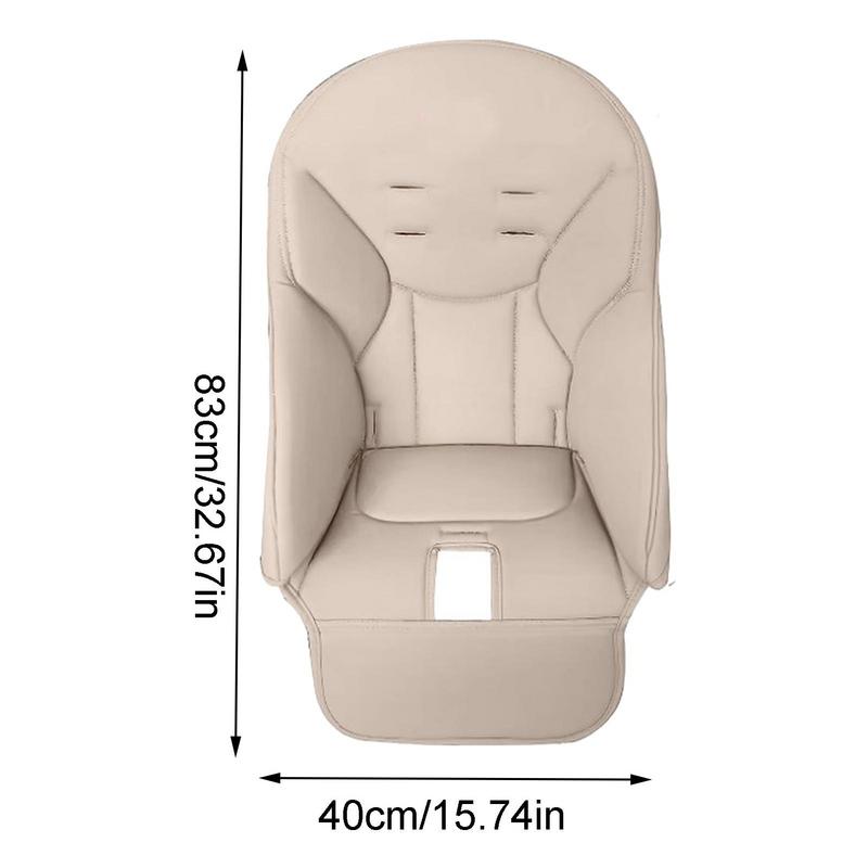 Baby Stroller Leather Cushion Baby Dining Chair Leather Cover PU Composite Sponge for Peg Perego Siesta Zero3 Baoneo Kosmic Jane