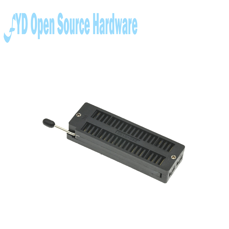 DIP 40 Pin 40Pin Universal ZIF IC Socket Black