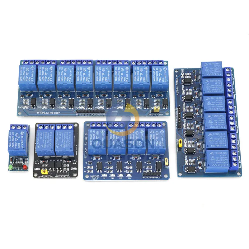 5V 12V1 2 4 6 8 Module Relay Với Optocoupler Ngõ Ra Relay 1 2 4 6 8 Cách module Relay Cho Arduino Còn Hàng