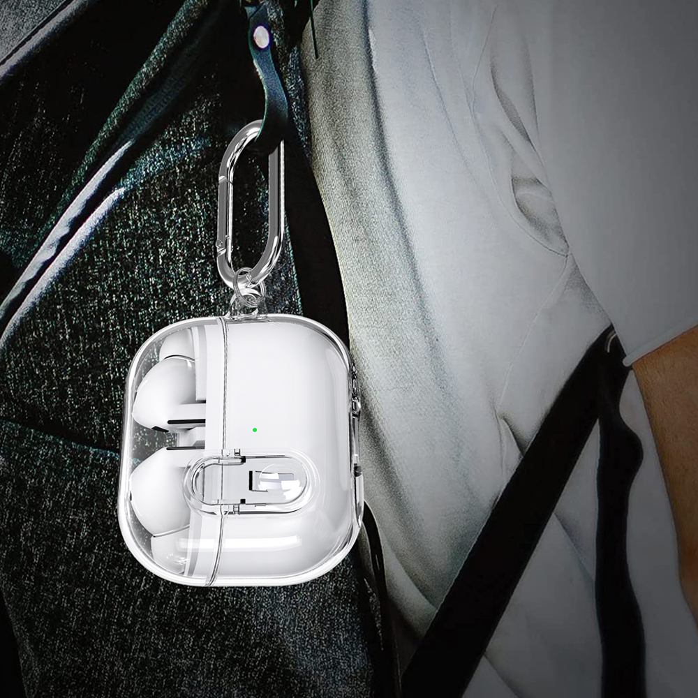 Kopfhörer Abdeckung Für Samsung Buds 3 Pro Fall Transparent Secure Lock Fundas Für Samsung Galaxy Buds 3 Buzz 3 Pro fällen Hülse Haken