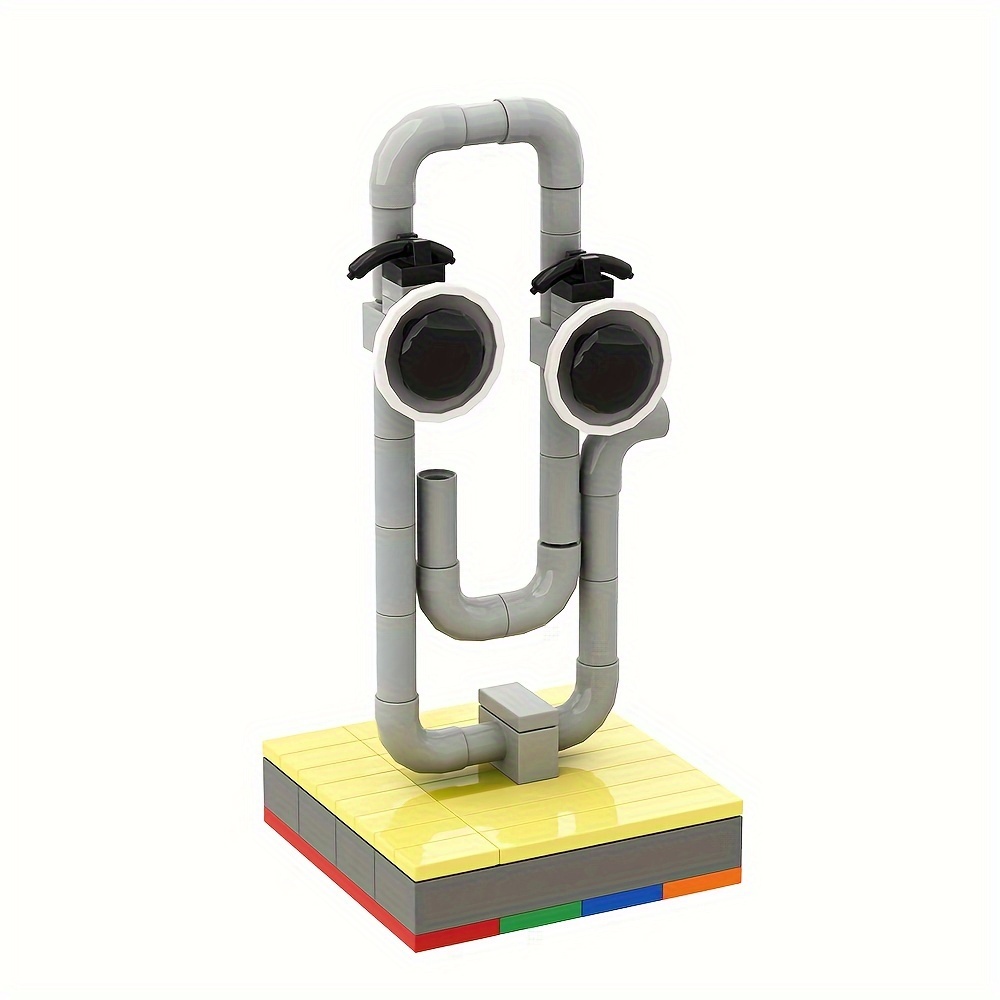 Moc Clippy 年齢発表ビルディングブロックおもちゃ、アイデア DIY モデルオーナメント、誕生日プレゼント、クリスマスギフト、ノスタルジア