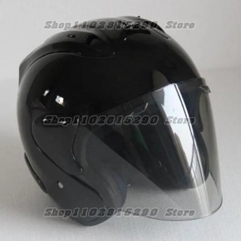 Ram3 Bright Black Halbhelm Herren und Damen Motorrad Off-Road Sommerhelm Downhill Racing Mountain Cross Casco Capacete
