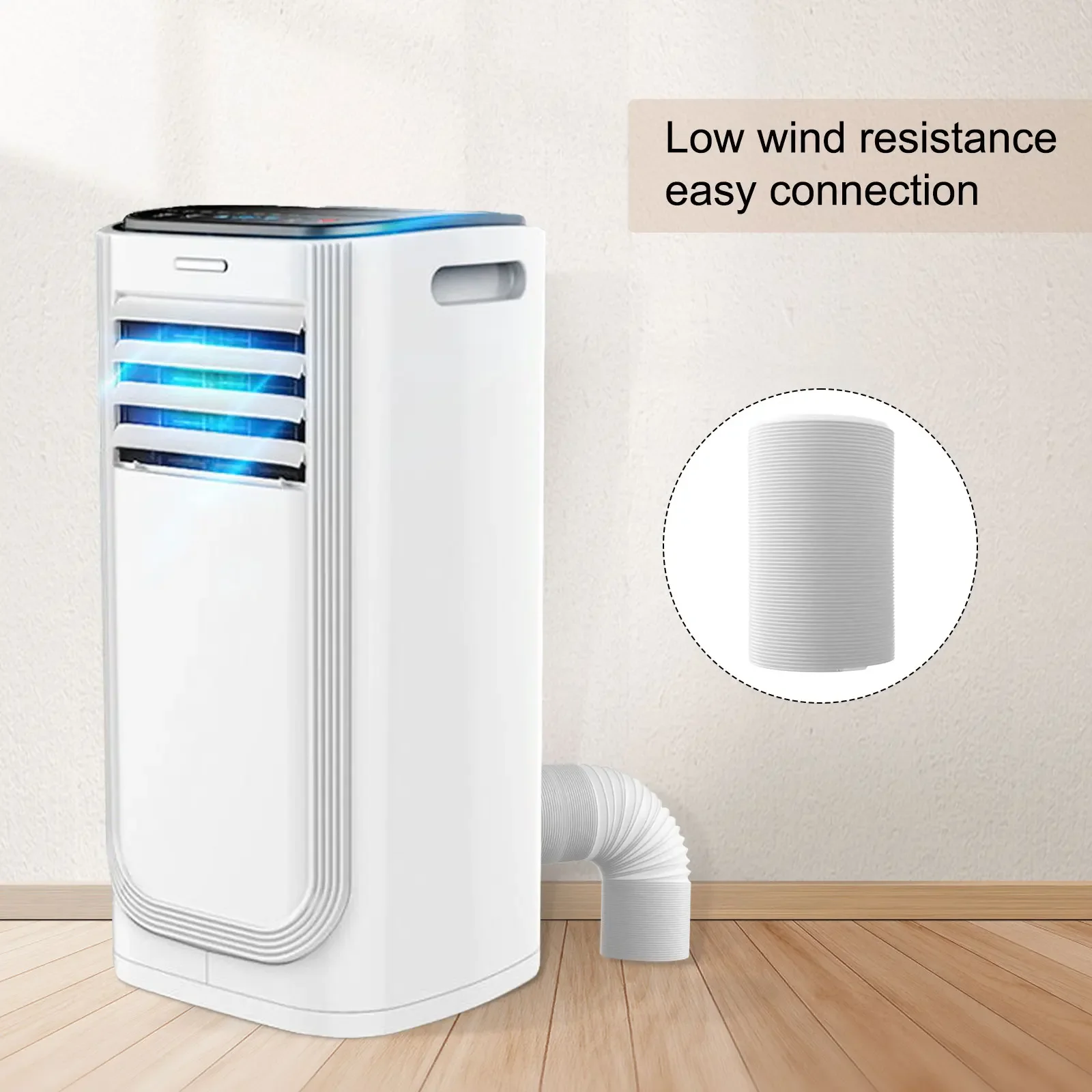 150/130MM wąż odpowietrzający wylot elastyczny mobilne akcesoria do klimatyzacji teleskopowa rura wydechowa ciepła zagęszczona rura wydechowa