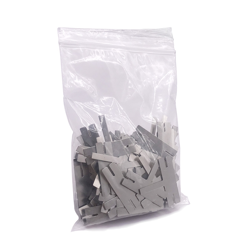 50pcs 18650 แบตเตอรี่ลิเธียมแผ่นนิกเกิลเหลี่ยมแบตเตอรี่นิกเกิลแผ่นสําหรับจุดเชื่อมเครื่องแบตเตอรี่แผ่นเชื่อมต่อ