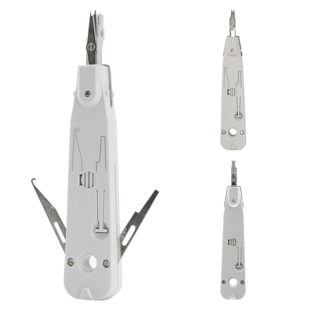 1pcs Network Punch Down Tool Multifunction Krone Type IDC/Network Wire Cat5 & Telephone Insertion Impact Terminal Tools
