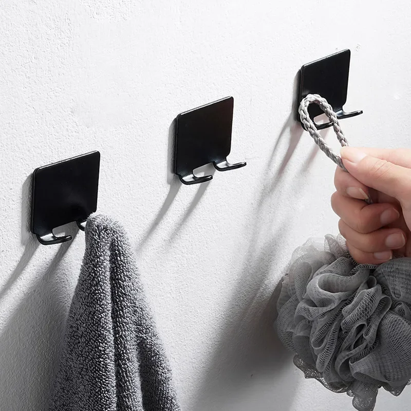 Bathroom Stainless Steel Razor Holder Storage Hook Wall Men Shaving Shaver Shelf Punch Free Razor Rack Accessories Organization