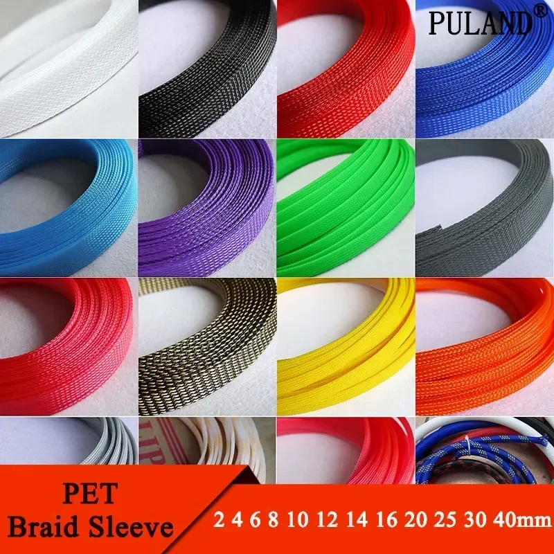 Thú Cưng Có Thể Mở Rộng Cáp Tay 2Mm ~ 40Mm Chắc Chắn Đầm Mật Độ Cao Độ Cứng Cách Nhiệt Dòng Bảo Vệ Dây Bọc Tuyến vỏ Bọc Nhiều Màu Sắc