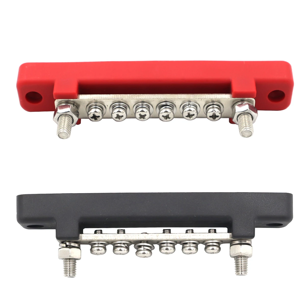 M6 12V バスバー 1/4 インチ配電ブロック 150A 電気端子台バスバートラックボート車キャンピングカー RV