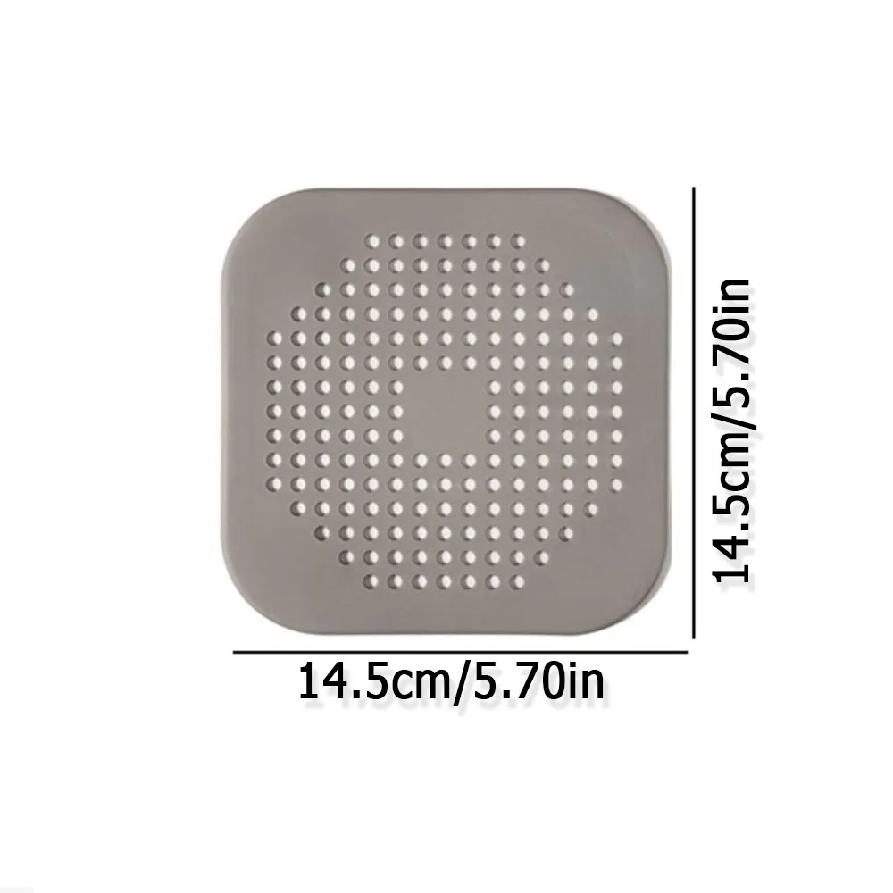 Silikon Mit Saugnapf Bodenablauf Aufkleber Badezimmer Kanalisation Haar Filter Ablauf Abdeckung Hause Boden Ablauf Matte Bad Zubehör