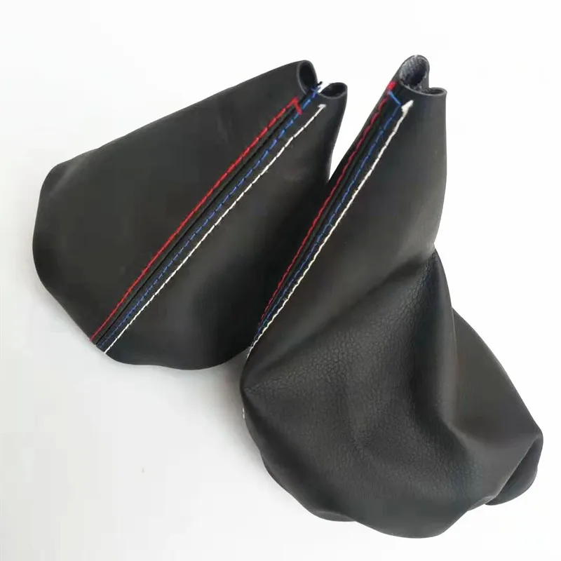 Auto Shift Versnellingspook Stofkap Handrem Handvat Kunstleer Cover voor BMW E30 E36 E34 E46 Z3 Handleiding modellen