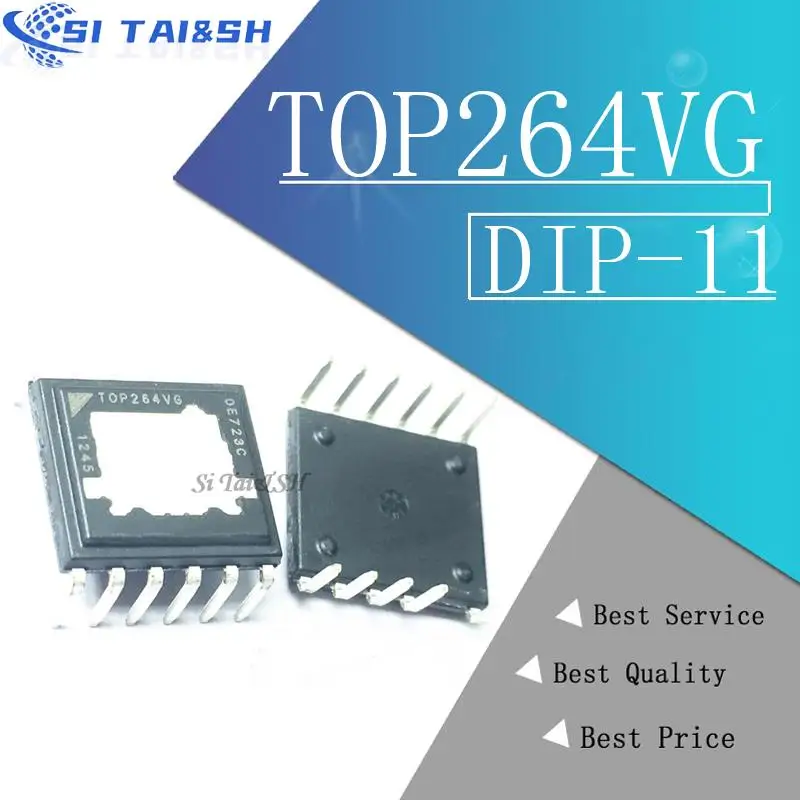 5PCS TOP264VG TOP264 Schwarz kunststoff schutzhülle Für DIP11 molewei