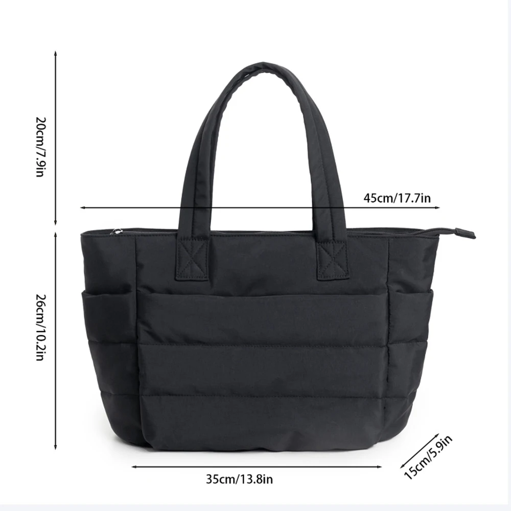 Multi Functional Large Capacity Women's Handbag, Lightweight And Fluffy Tote Bag, Suitable For Travel, Work, Beach, Gym, Store