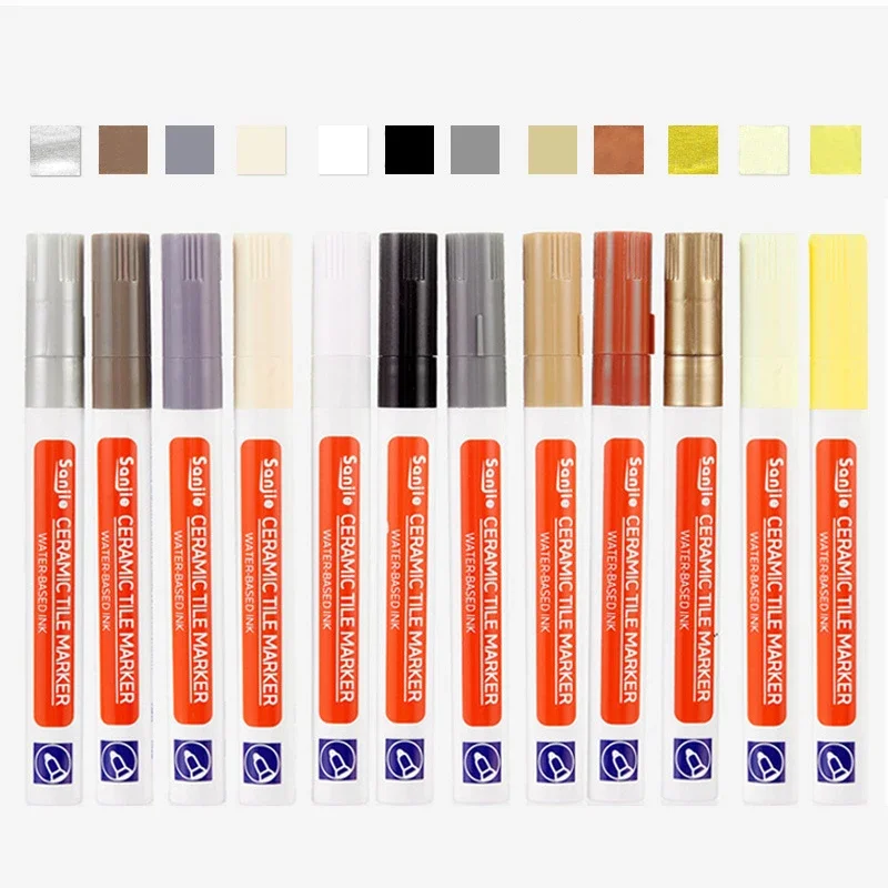 Caneta de costura de azulejo cerâmico cozinha banheiro parede piso telha especial lacuna cor caneta reparação anti-molde à prova dwaterproof água agente de costura caneta gancho