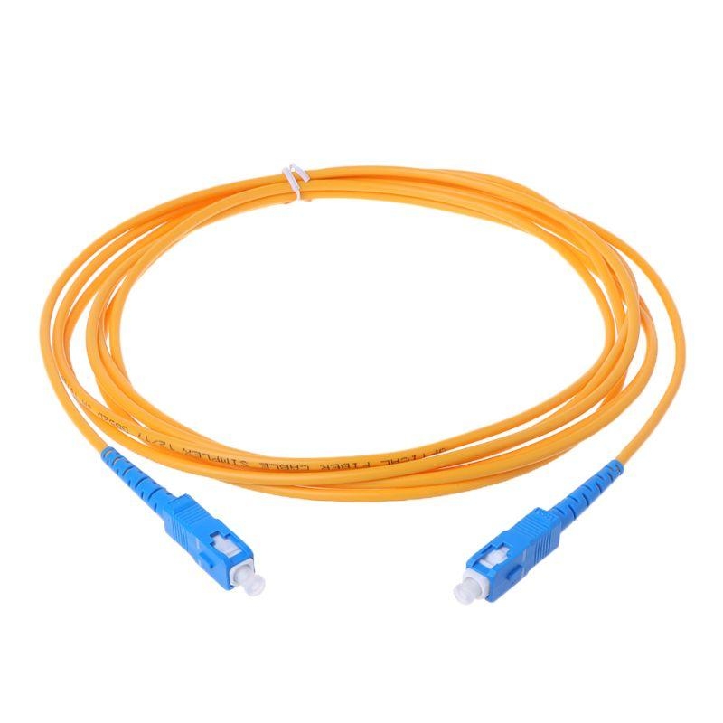 Cable de puente de fibra óptica SC/UPC-SC/UPC-SM, Cable de parche de extensión de modo único, 3mm
