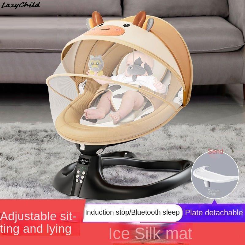 Электрическое Кресло-Качалка Coax Baby God для новорожденных, успокаивающее кресло, кресло с откидывающейся спинкой, детская кроватка для сна, может сидеть и лежать