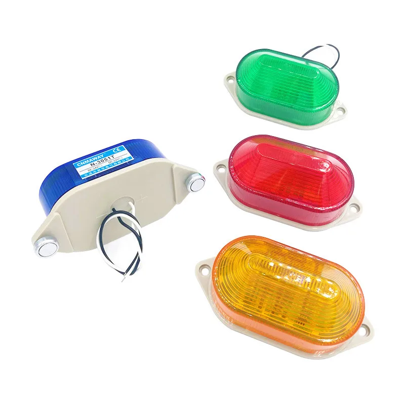 Tín Hiệu Cảnh Báo Nhấp Nháy TB40 N-3051 12/24/220V Chỉ Báo Đèn LED Nhỏ Ánh Sáng Nhấp Nháy Báo Động An Ninh IP44 còi Từ Tính