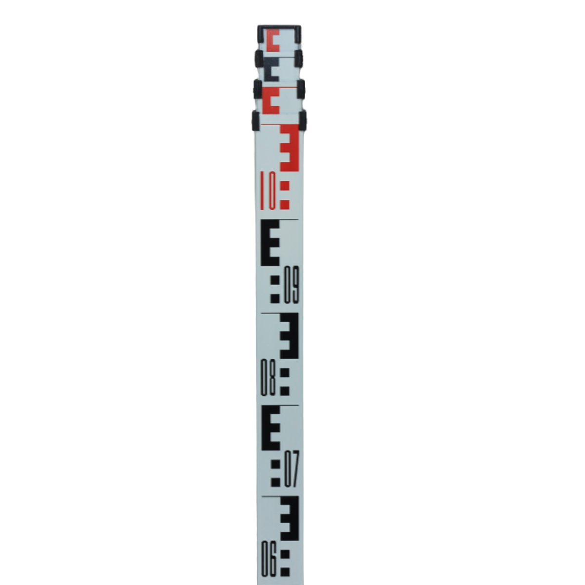 Mira de alumínio topografia 4 metros