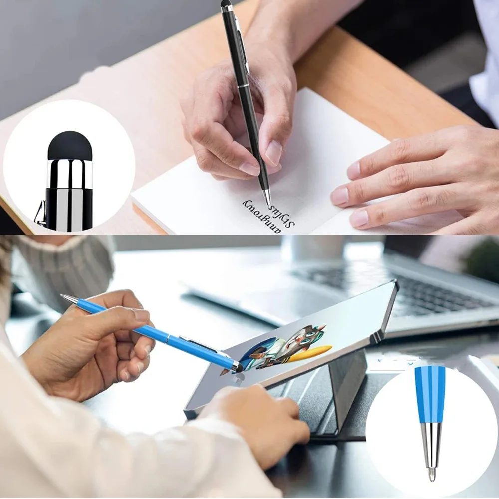 10 pçs universal caneta stylus tablet desenho tela capacitiva caneta de toque para iphone ipad samsung xiaomi android lápis do telefone móvel