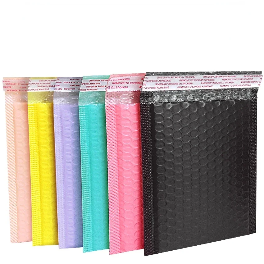 15*20/20*25cm bolha mailer 10 pçs embalagem auto-selo pequenas empresas suprimentos envelopes acolchoados envelopes de bolha sacos de correio