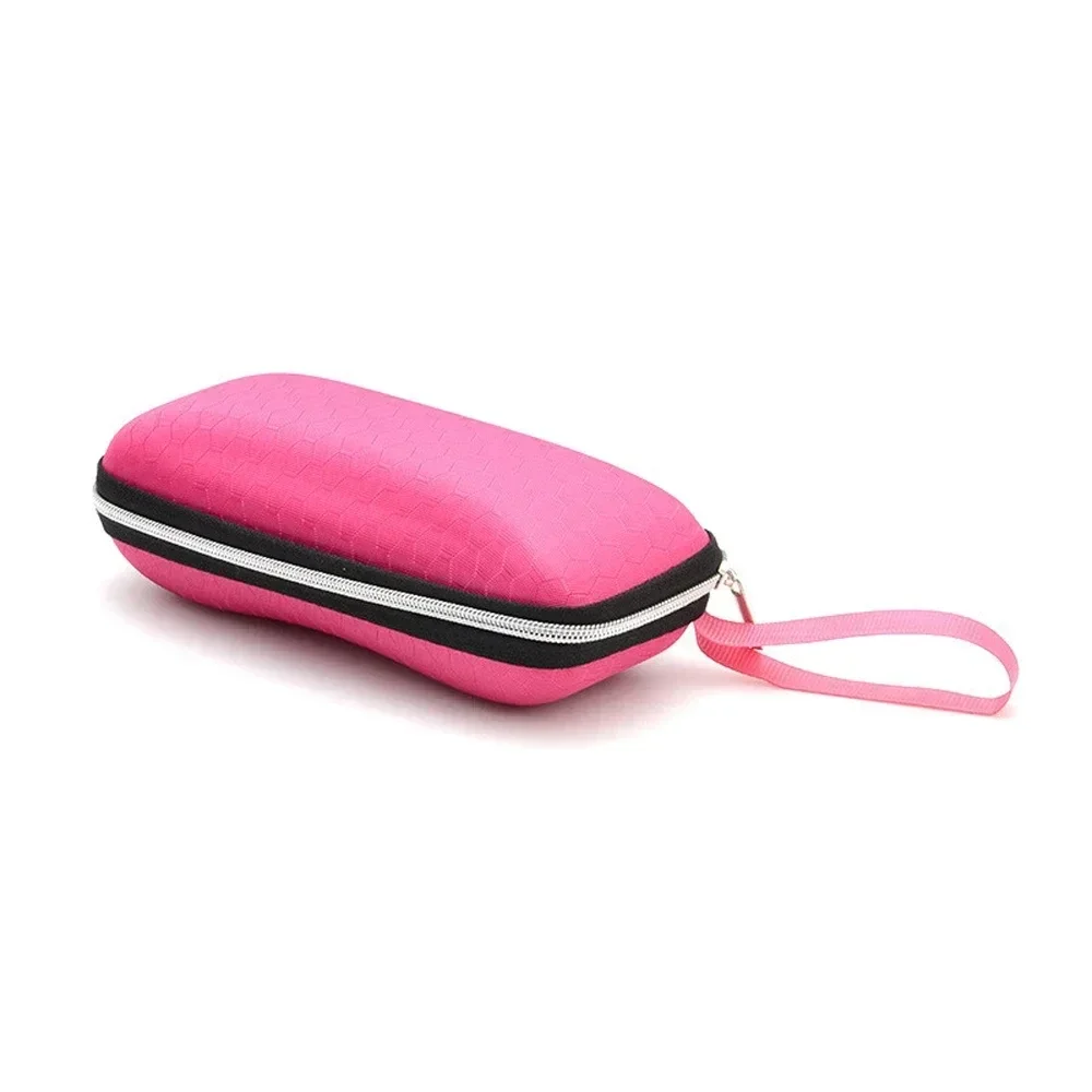 Custodie per occhiali Custodia per occhiali da sole per donna Scatola per occhiali con cordino Custodie per occhiali con cerniera per uomo Scatola di immagazzinaggio portatile