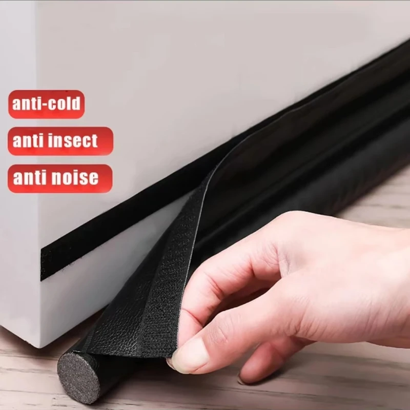 Una striscia sigillante per porta, cucitura per porta, striscia sigillante inferiore, isolamento acustico, striscia antivento, nastro in schiuma, spazio per porta della camera da letto, lavoro manuale impermeabile