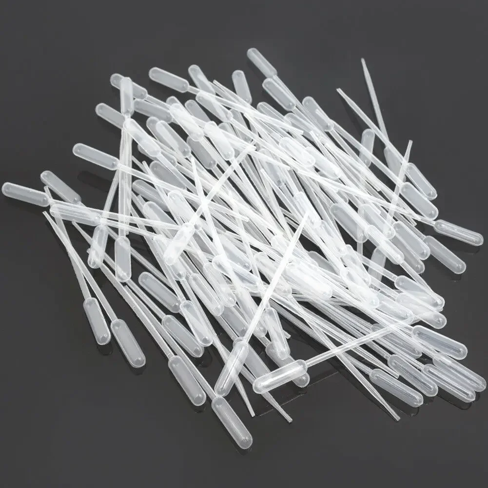 50 Uds 0,2 ml/0,5 ml/1 ml/2 ml/3 ml/5 ml LDPE gotero de plástico transparente desechable pajitas de transferencia pipetas de líquidos de Perfume graduadas