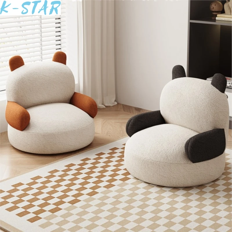 K-star Children's Mini Sofa Baby Reading Book Corner Panda Lazy Sofa Chair Cute Animal Single Stool Hot Sale 2025 Dropshipping