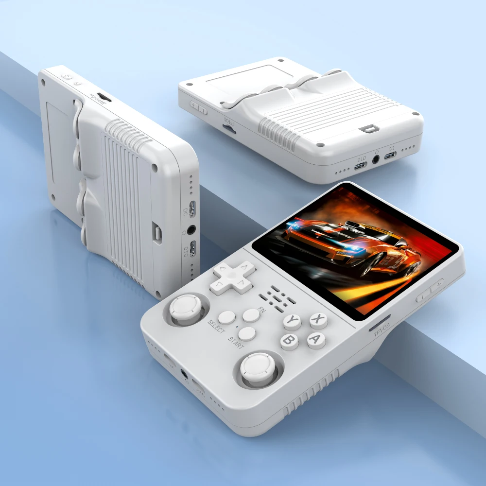 Original R36S tragbarer Handheld-Gamecontroller mit 3,5-Zoll-HD-Bildschirm, wiederaufladbarem Akku – perfektes Weihnachtsgeschenk für Gamer