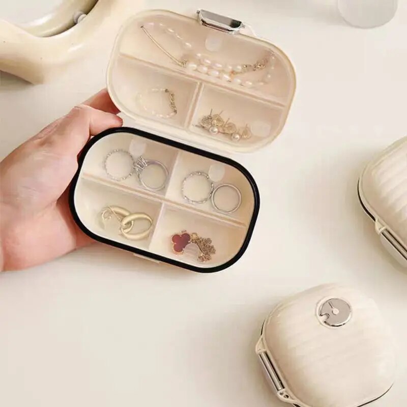 7 日間ピルディスペンサー防水ポータブル薬ディスペンサー週ビタミンボックス密封された収納ケースミニ