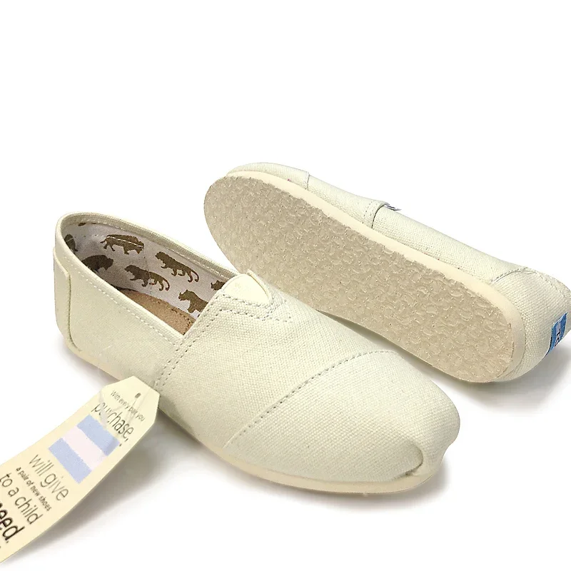 Mocasines azules de verano 2024, zapatos planos clásicos de lona para mujer, zapatos informales cómodos y transpirables para hombre, alpargatas sin cordones