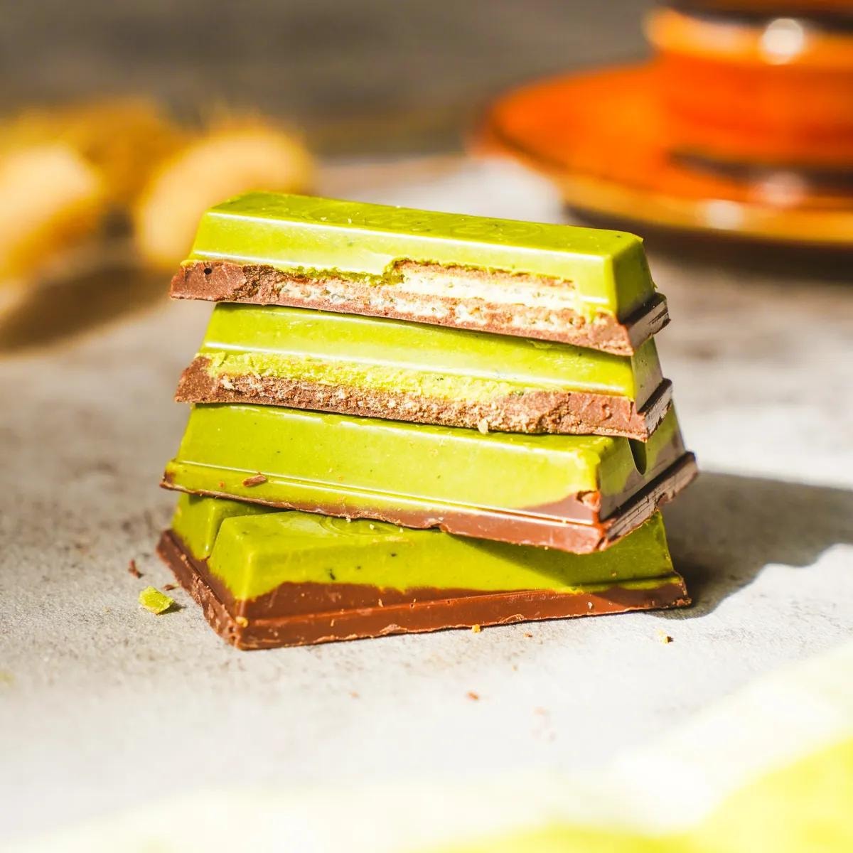 [4Packs] NESTLE KIT KAT Mini Bar Chocolate Double (Original+Matcha) 10 Sheets 0.27oz*4Packs