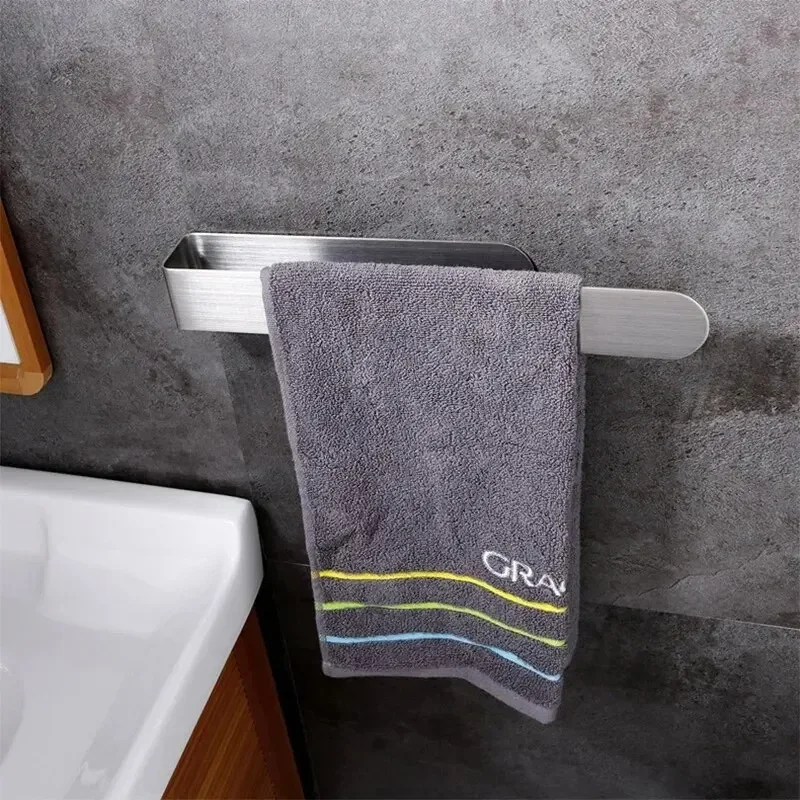 Handdoekenrek Niet-geperforeerd handdoekenrek Badkamerrek Zelfklevende badkamer Keukenhanddoek Handdoekenrek Huishoudelijke artikelen