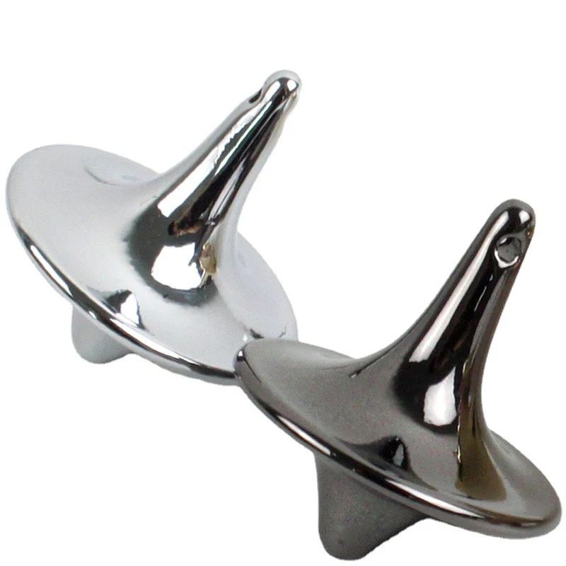 2PCS ภาพยนตร์ Totem โลหะ Gyro Silver Hand Spinning Top ปลายนิ้วขนาดเล็ก CYCLONE Gyroscope Fidget ของเล่นสําหรับของขวัญเด็ก