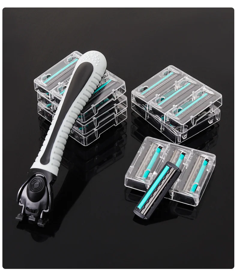100 % wasserdichter Rasierer, brandneues Design, Herren-Rasierer, dreilagiger Rasierer, wiederverwendbarer Rasierer, importierter Multi-Tool-Kopfwechsel
