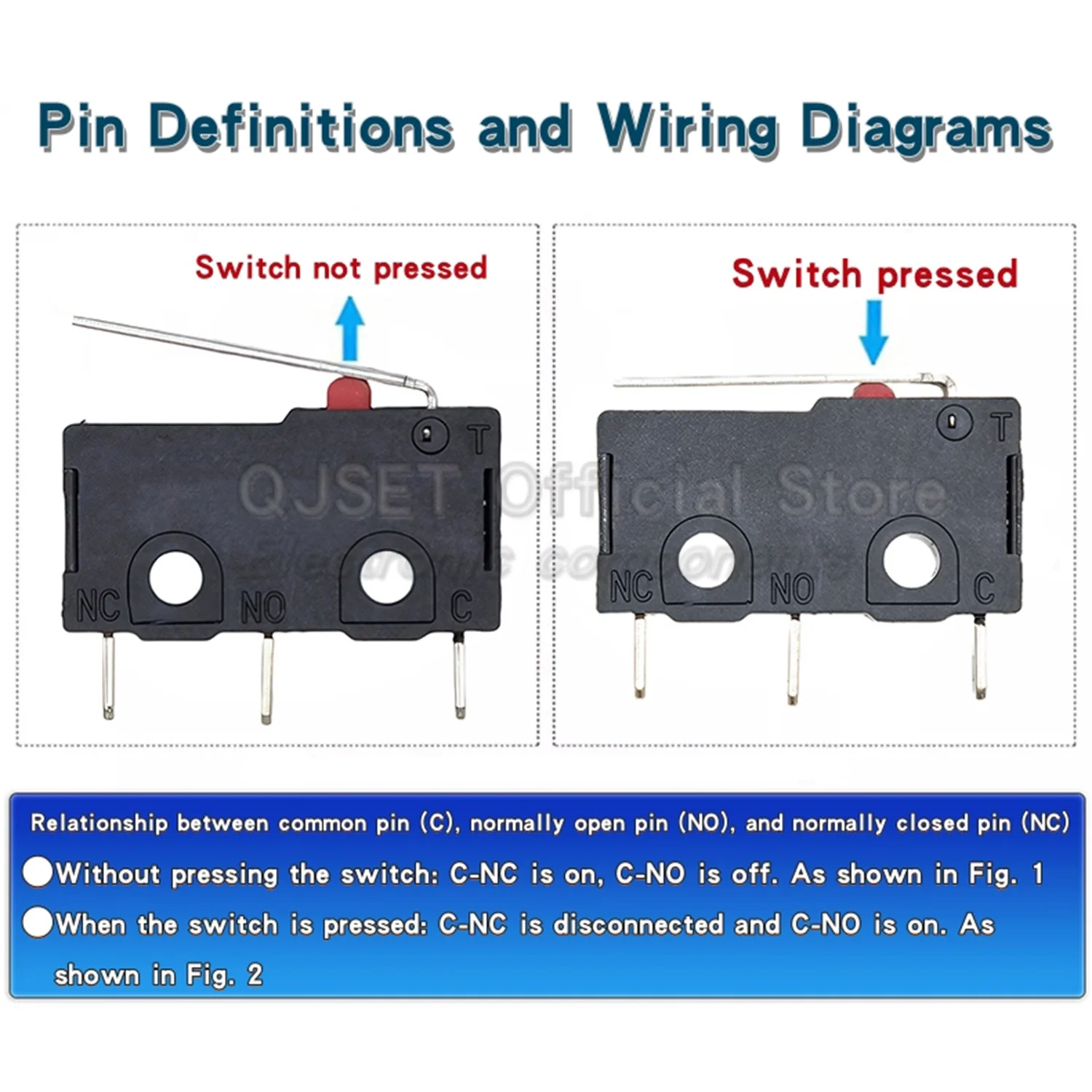 5pcs 5A 125V250V KW12 Travel Limit Switch KW11-3Z-2 With Handle 16mm Contact Button Micro switch KW12-N 2Pin/3Pin KW12-A 1NO/1NC