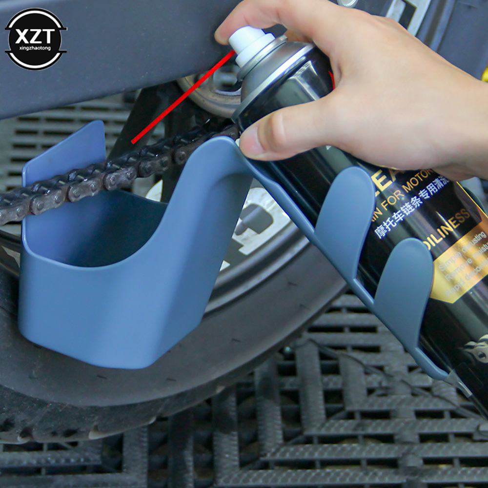 Ящик для инструментов для хранения масляных пятен для мотоциклов и велосипедов, средство для чистки цепи, набор инструментов для защиты от брызг масла, широко используемое масло для цепи, анти-спрей
