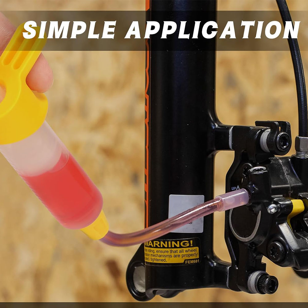Huile minérale pour freins de vélo haute performance - 60 ml/2 oz - Idéal pour les systèmes de freins hydrauliques Shimano et Tektro