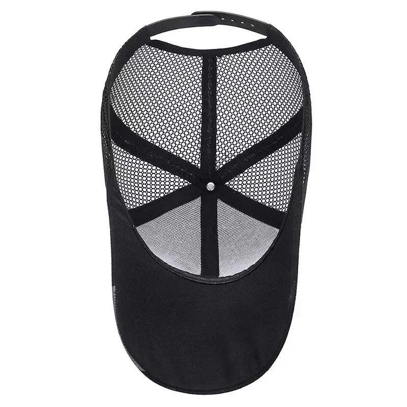 Gorro de pesca de malla transpirable para hombre.