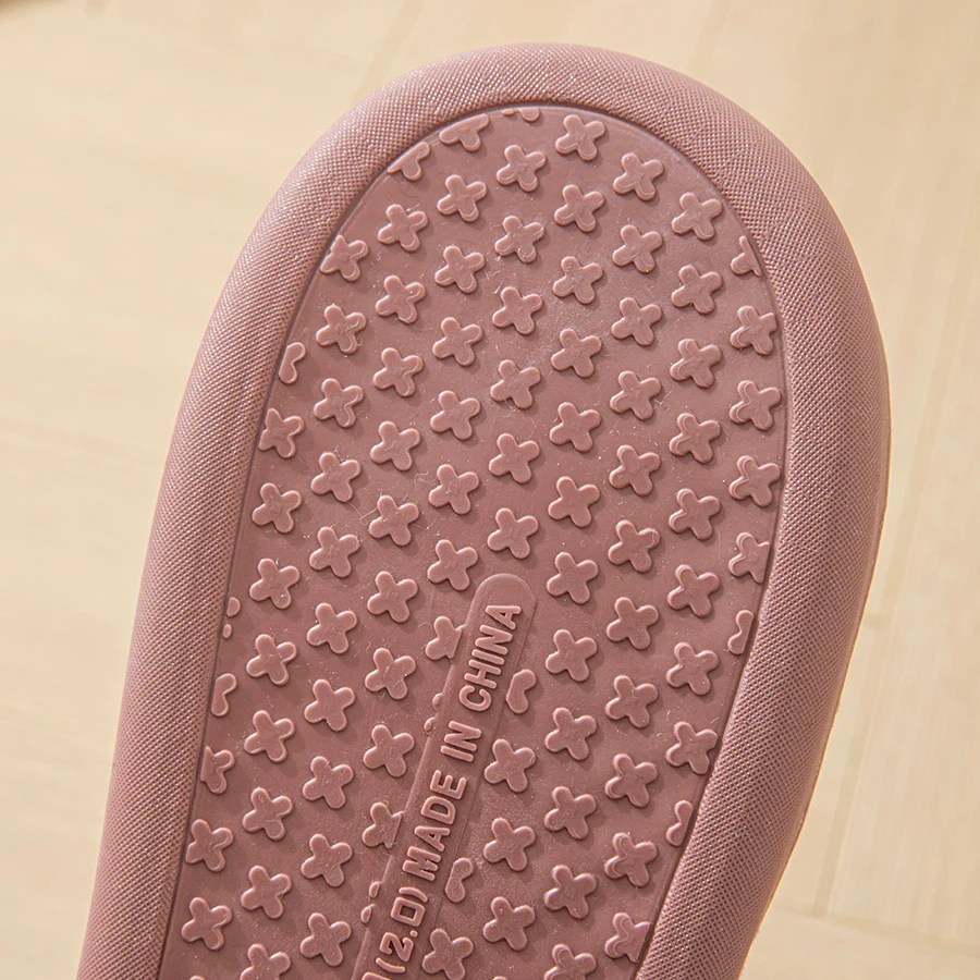 ผู้หญิงหนาSoled Soft-Soledรองเท้าแตะในครัวเรือนในครัวเรือนPlushรองเท้าแตะลื่นรองเท้าแตะในร่มฤดูหนาว